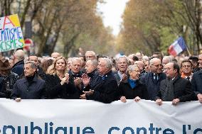 March against anti-Semitism in Paris