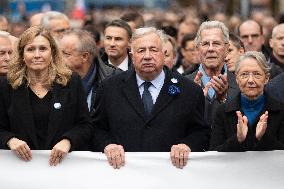 March against anti-Semitism in Paris