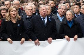 March against anti-Semitism in Paris