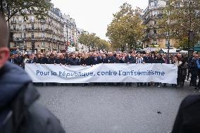 March against anti-Semitism in Paris