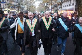 March against anti-Semitism in Paris