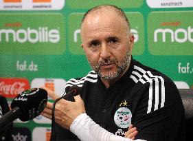 Djamel Belmadi Host A Press Conference