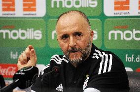 Djamel Belmadi Host A Press Conference