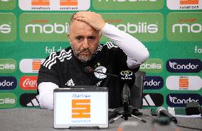 Djamel Belmadi Host A Press Conference