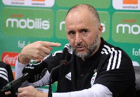 Djamel Belmadi Host A Press Conference