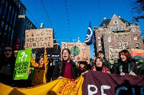 Massive Climate March, Organized In Amsterdam.