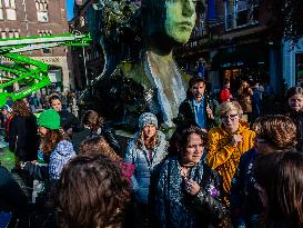 Massive Climate March, Organized In Amsterdam.