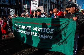 Massive Climate March, Organized In Amsterdam.