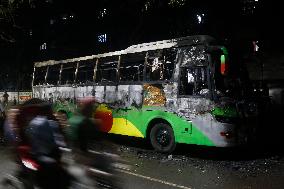 Transport Blockade In Bangladesh