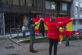 Concentration Against The Amnesty Law In Santander