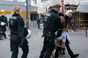 Pro-palestine Protest And Counter Demo Continues In Cologne