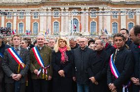 Rally against anti-Semitism in Toulouse
