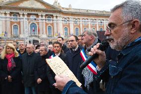Rally against anti-Semitism in Toulouse