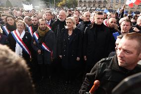 March against anti-Semitism in Paris