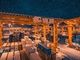 Taicang Zhenghe International Pier Night View