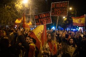 Anti-Amnesty Protest - Madrid