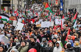 Protest In Support Of Palestine Across Canada