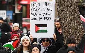 Protest In Support Of Palestine Across Canada