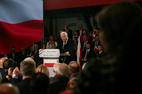 Jaroslaw Kaczynski During Independence Day In Krakow