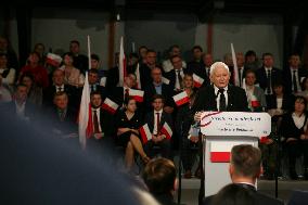 Jaroslaw Kaczynski During Independence Day In Krakow