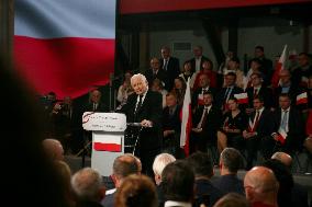 Jaroslaw Kaczynski During Independence Day In Krakow