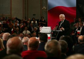 Jaroslaw Kaczynski During Independence Day In Krakow