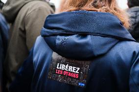 Demonstration Against Anti-Semitism In Paris