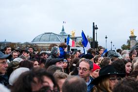 Demonstration Against Anti-Semitism In Paris