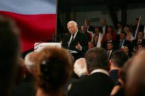 Jaroslaw Kaczynski During Independence Day In Krakow