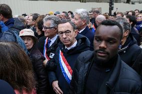 Demonstration Against Anti-Semitism In Paris