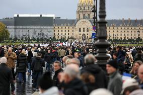 Demonstration Against Anti-Semitism In Paris