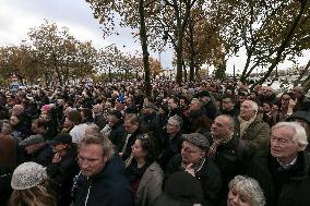 Demonstration Against Anti-Semitism In Paris