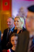 Marine Le Pen At Armistice Commemorative - Henin Beaumont