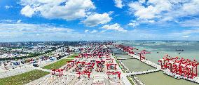 Zhenghe International Pier at Taicang Port in Suzhou