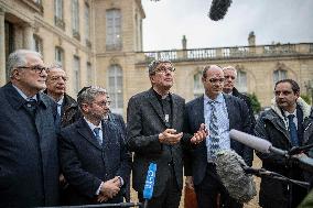 Religious Representatives At The Elysee - Paris