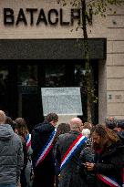 Commemoration Of The November 13 Bataclan Attacks - Paris