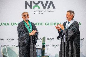 Brazilian musician and composer Gilberto Gil receives the title of doctor 'honoris causa'