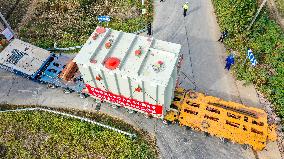 The First Converter Transformer in China