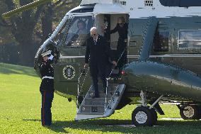 President Biden Hold A White House Arrivals
