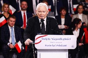 Jaroslaw Kaczynski In Krakow, Poland