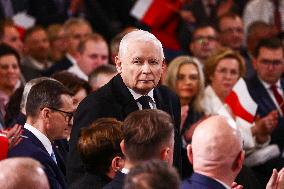 Jaroslaw Kaczynski In Krakow, Poland