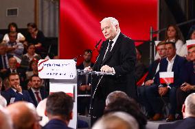 Jaroslaw Kaczynski In Krakow, Poland