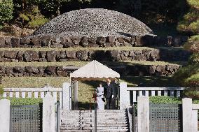 Japan's Princess Kako visits imperial graveyard