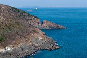 Lingshan Island in the West Coast New Area in Qingdao