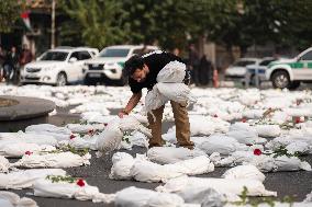 Anti-War Installation In Tehran