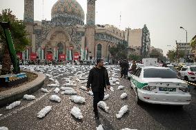 Anti-War Installation In Tehran