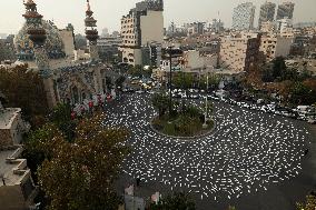 Anti-War Installation In Tehran