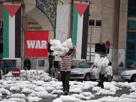 Anti-War Installation In Tehran