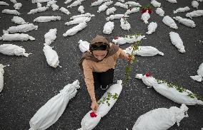 Anti-War Installation In Tehran