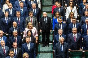 First Session Of The Parliament Of The 10th Term In Poland